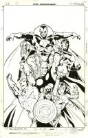 Avengers Issue 0 Page Cover Comic Art
